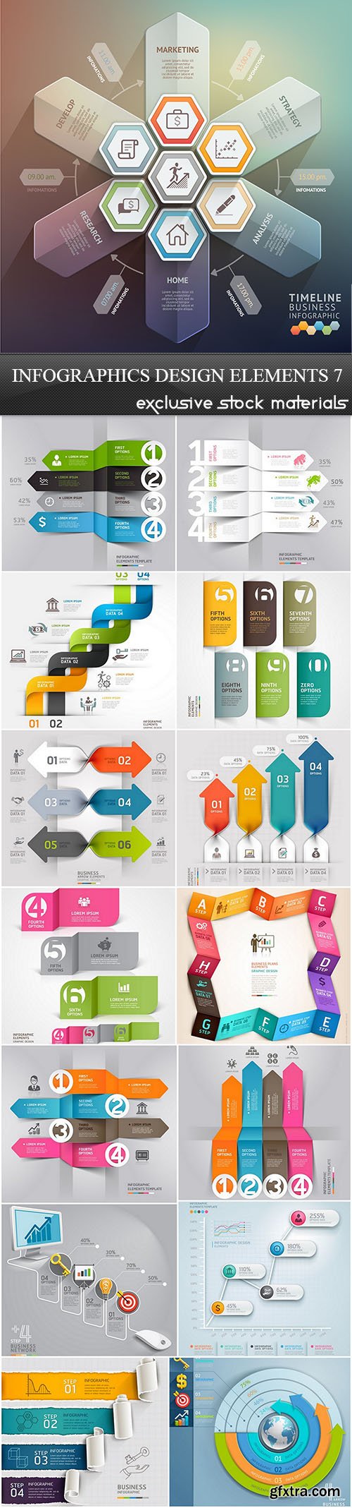 Infographics Design Elements 7, 15xEPS