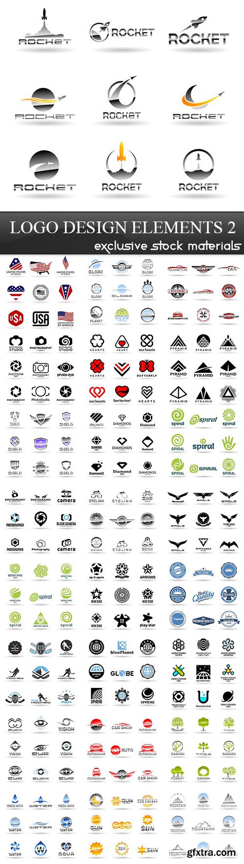 Logo Design Elements 2, 25xEPS