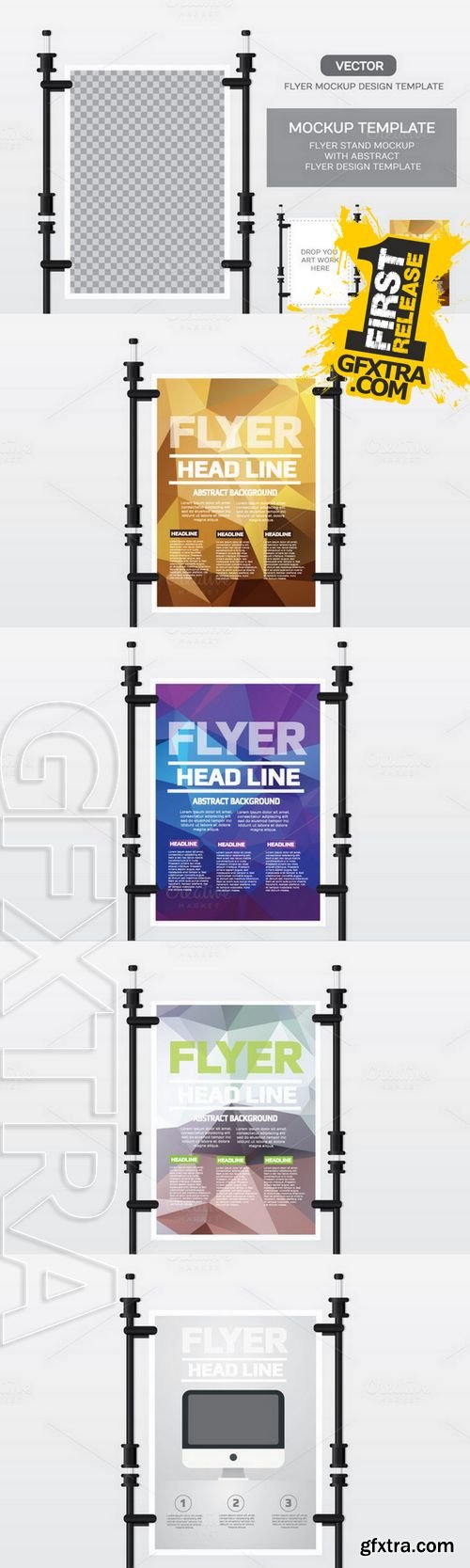 Flyer Stand Mockup - CM 148497