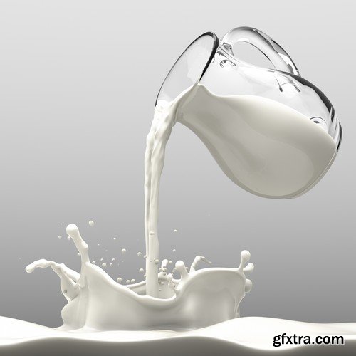 Stock Photos - Milk 5, 25xJPG