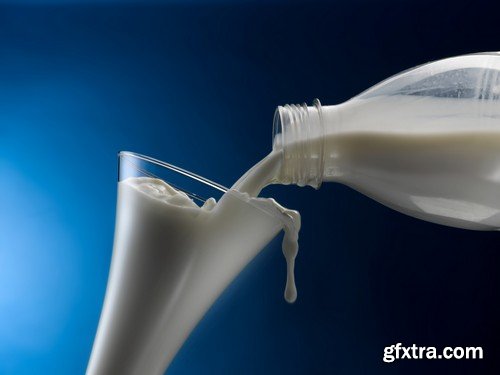 Stock Photos - Milk 5, 25xJPG