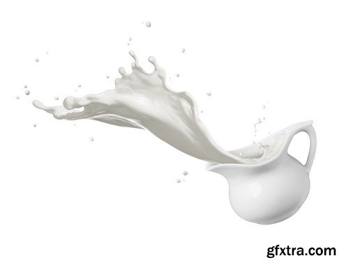 Stock Photos - Milk 5, 25xJPG