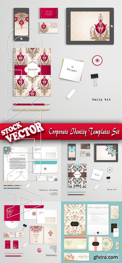 Stock Vector - Corporate Identity Templates Set