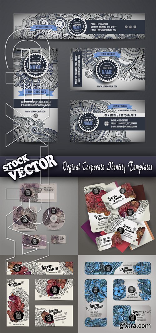 Stock Vector - Orginal Corporate Identity Templates