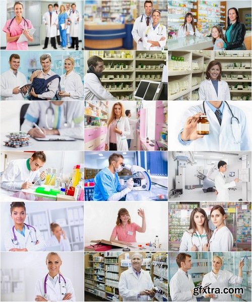 Collection of different pharmacists 25 HQ Jpeg