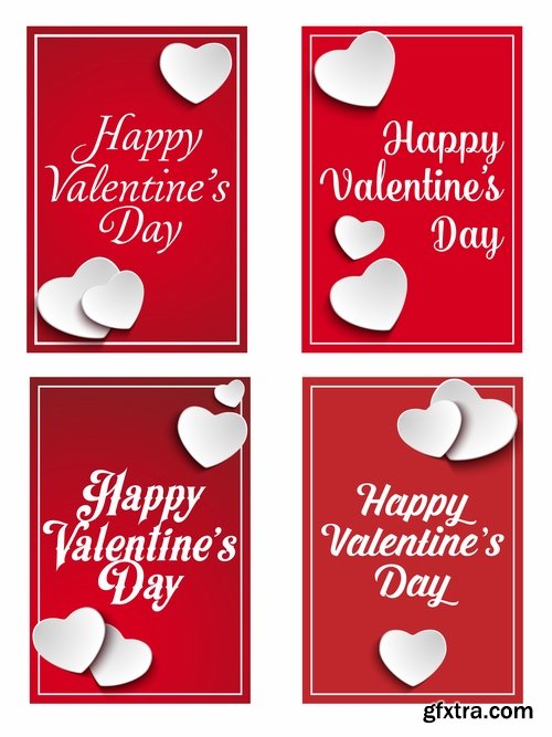 Collection flyers Happy Valentine's Day #4-25 Eps