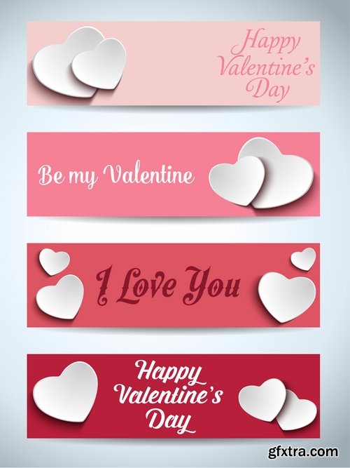 Collection flyers Happy Valentine's Day #4-25 Eps