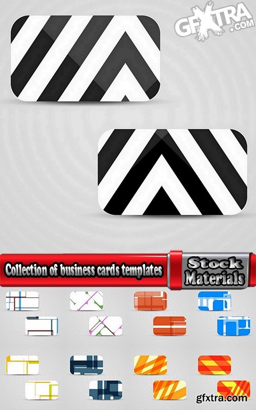 Collection of business cards templates #7-25 Eps