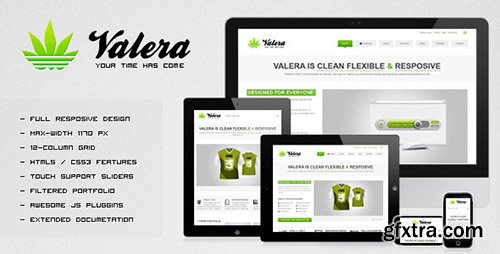 ThemeForest - VALERA v1.4 - Responsive HTML Template - FULL