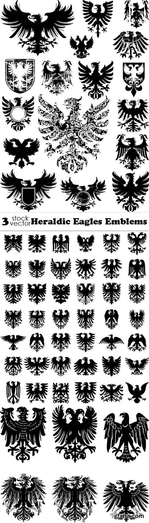 Vectors - Heraldic Eagles Emblems