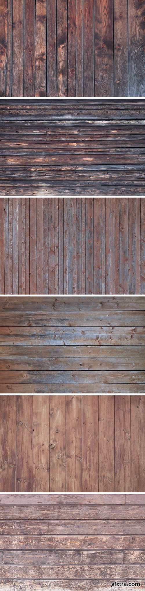 Textures - 6 Vintage Wood Backgrounds Vol.4