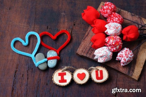 Beautiful backgrounds for greeting cards for Valentine's Day - 25 HQ Jpg