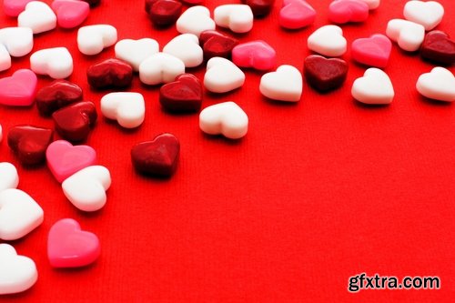 Beautiful backgrounds for greeting cards for Valentine's Day - 25 HQ Jpg