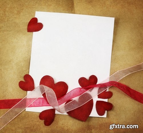 Beautiful backgrounds for greeting cards for Valentine's Day - 25 HQ Jpg