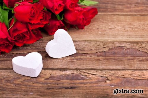 Beautiful backgrounds for greeting cards for Valentine's Day - 25 HQ Jpg