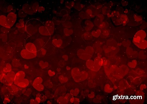 Beautiful backgrounds for greeting cards for Valentine's Day - 25 HQ Jpg