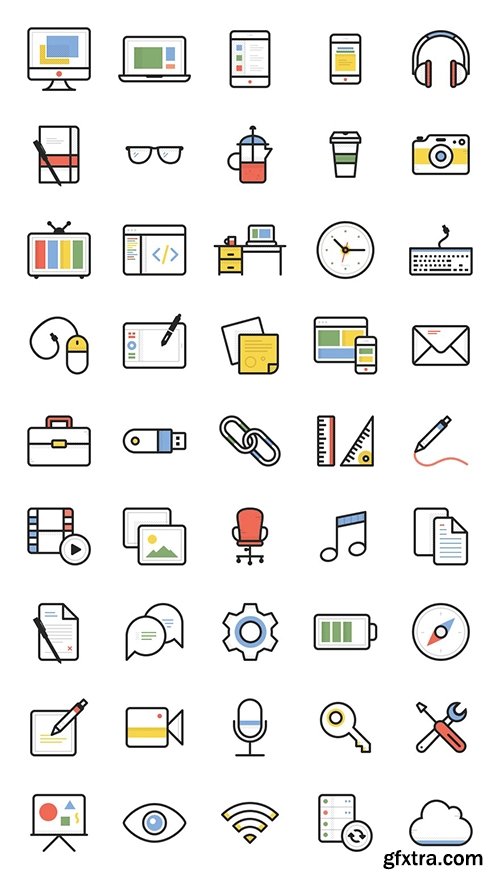 PSD, Ai, PNG Web Icons - Dashel