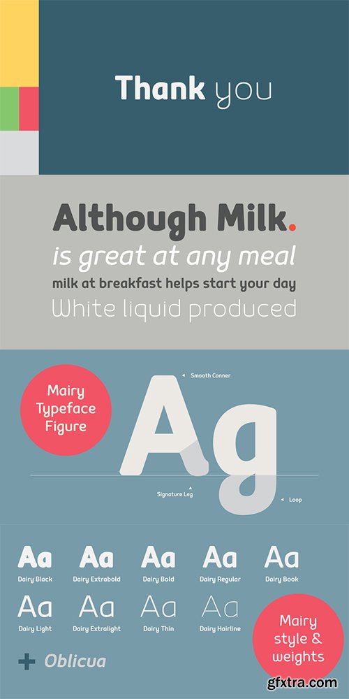 Mairy Font Family - 18 Fonts $702