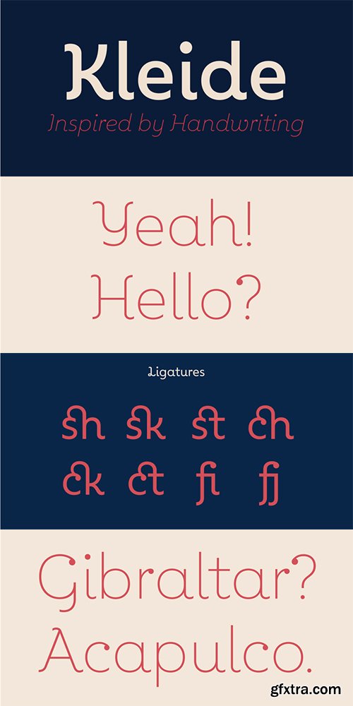 Kleide Font Family - 12 Fonts $420