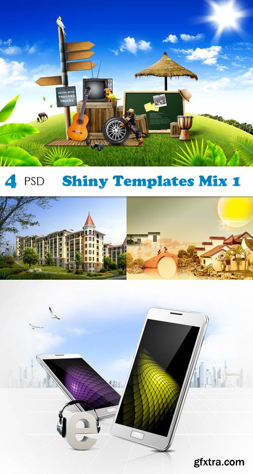 PSD - Shiny Templates Mix 1