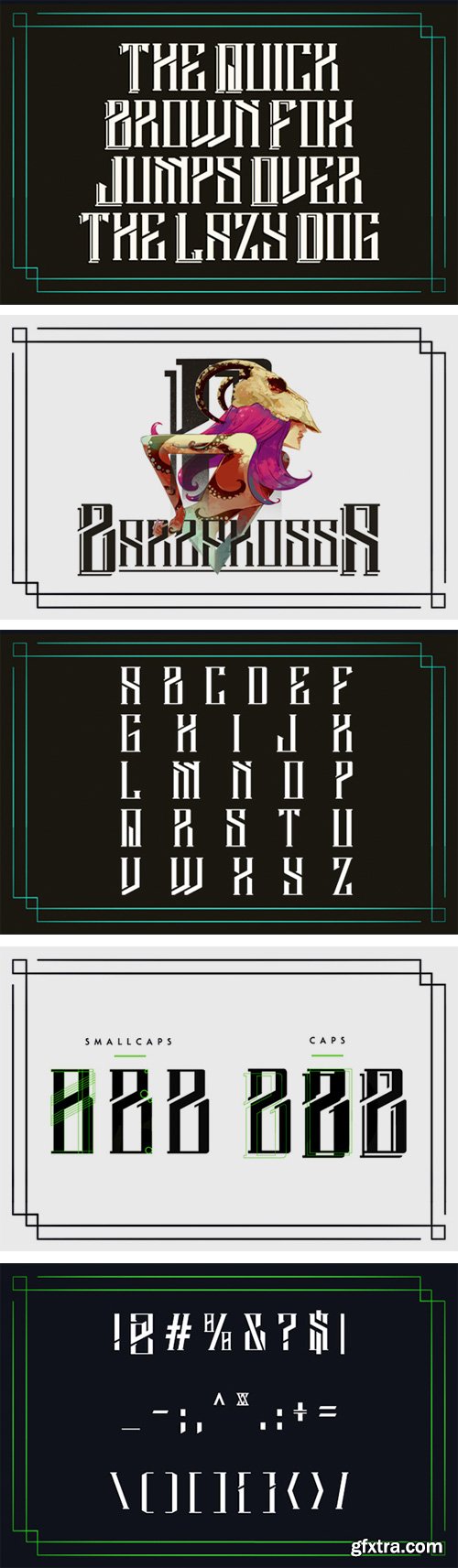 Barbarossa Typeface