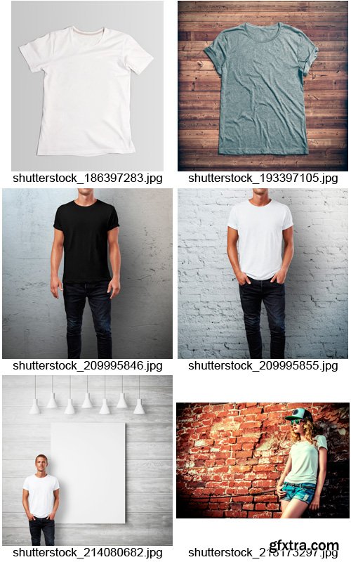 Amazing SS - Blank T-Shirt Templates, 25xJPGs