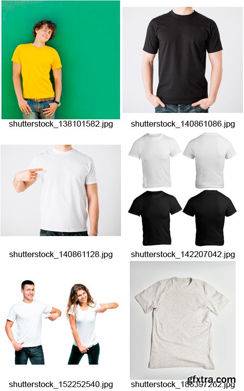 Amazing SS - Blank T-Shirt Templates, 25xJPGs