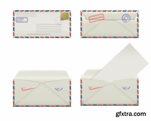 Vector Envelopes Temlates - 33x EPS