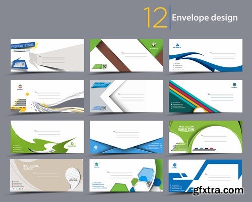 Vector Envelopes Temlates - 33x EPS