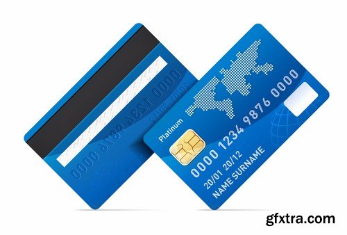 Credit Cards Vector Templates - 25x EPS