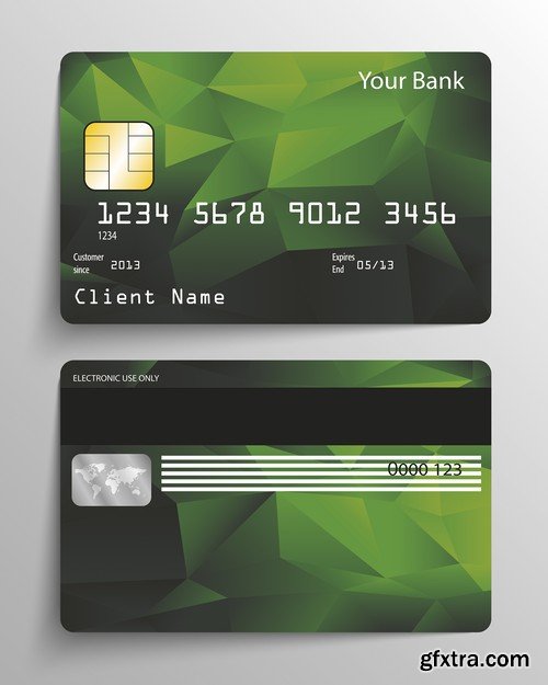 Credit Cards Vector Templates - 25x EPS