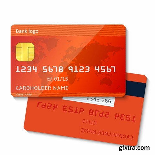 Credit Cards Vector Templates - 25x EPS