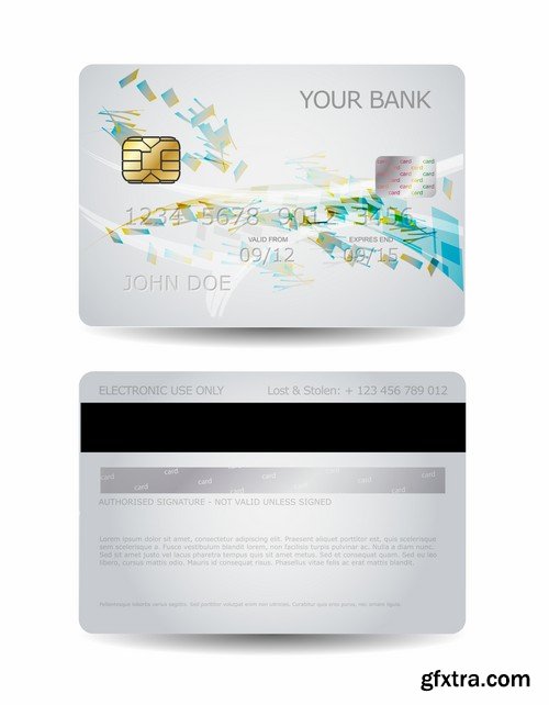 Credit Cards Vector Templates - 25x EPS