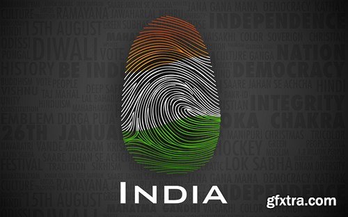 Republic Day of India - 26th of January, 25xEPS