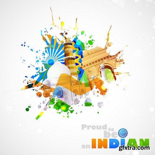 Republic Day of India - 26th of January, 25xEPS