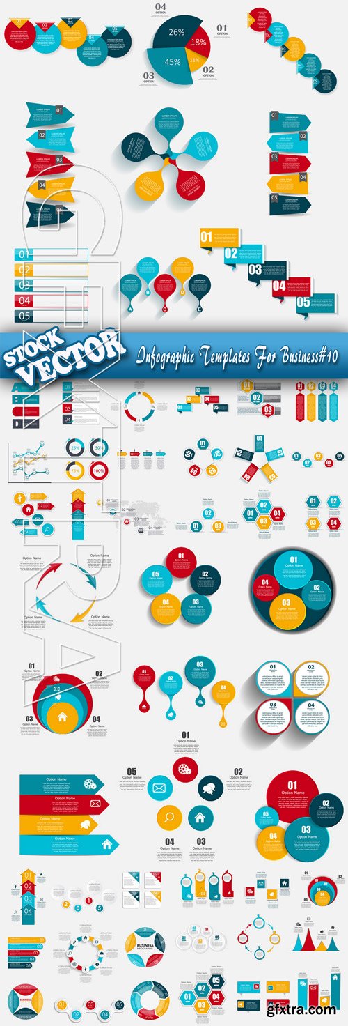 Stock Vector - Infographic Templates For Business#10