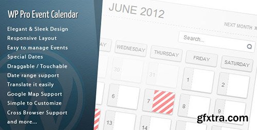 CodeCanyon - Wordpress Pro Event Calendar v2.3.3