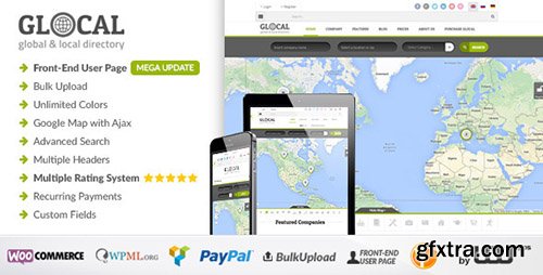 ThemeForest - GLOCAL v1.9.2 - Directory & Listings Wordpress Theme