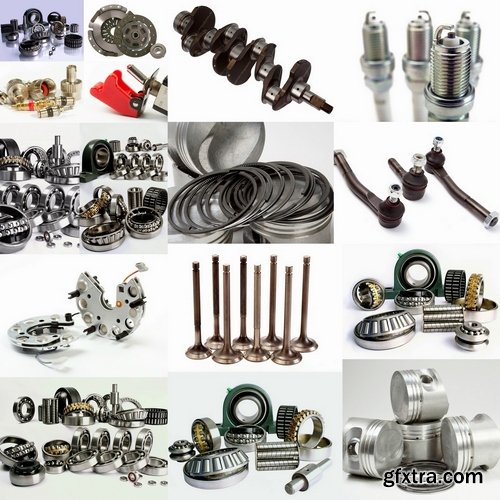 Collection of spare parts for car 25 HQ Jpeg