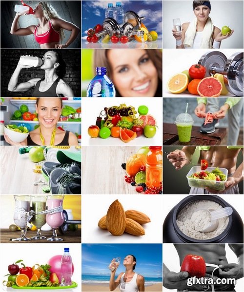 Collection of useful food for sport 25 HQ Jpeg