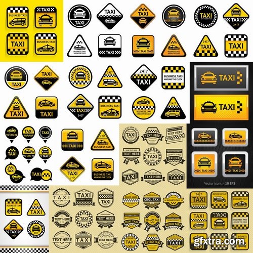 Collection of different labels taxi #2-25 Eps