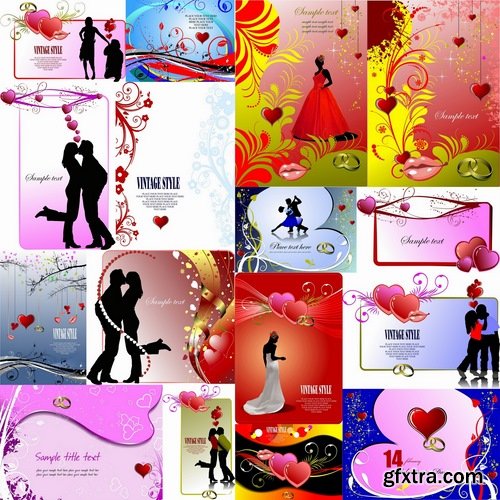 Collection flyers Happy Valentine's Day #5-25 Eps