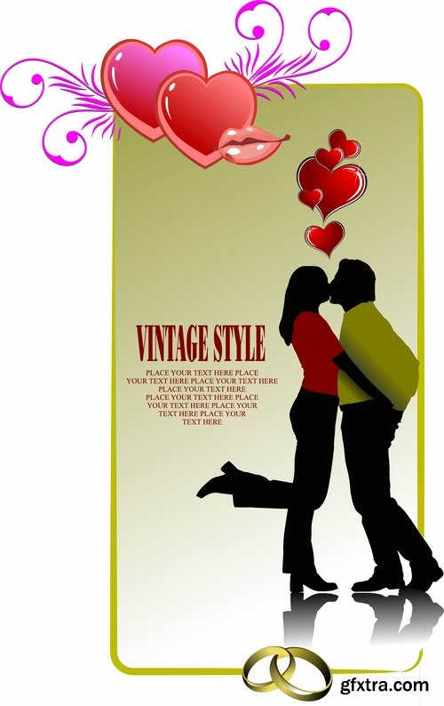 Collection flyers Happy Valentine's Day #5-25 Eps