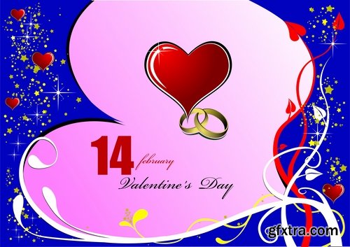 Collection flyers Happy Valentine's Day #5-25 Eps