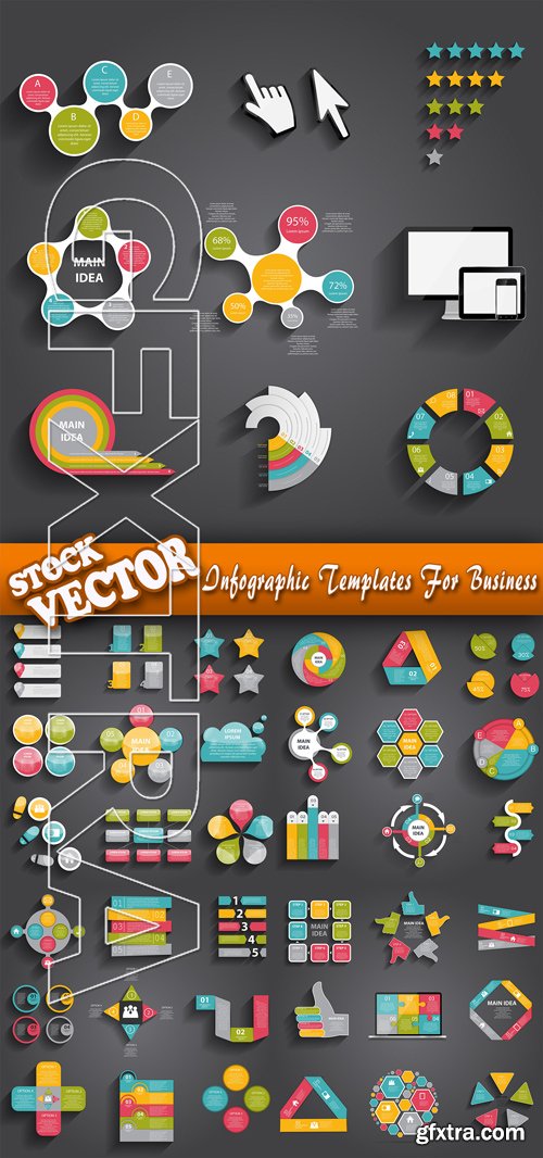 Stock Vector - Infographic Templates For Business