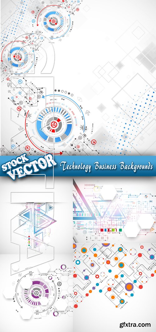 Stock Vector - Technology Business Backgrounds