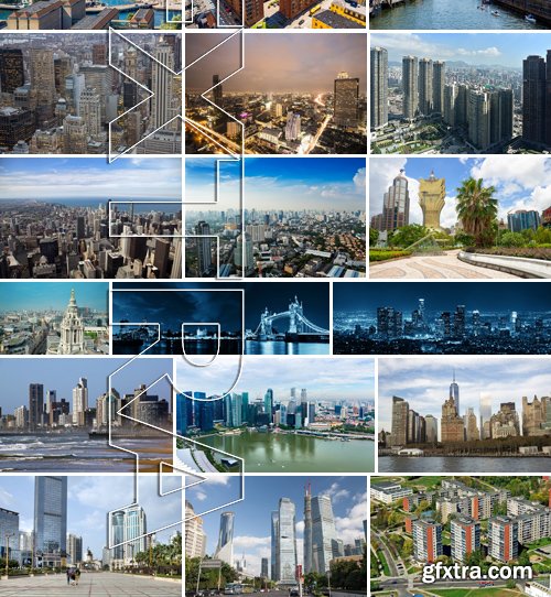 Stock Photos - World Cities 22, 25xJPG