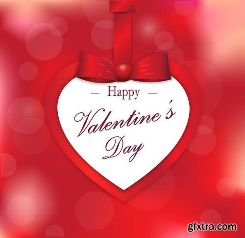 Vector - Happy Valentine's Paper Card