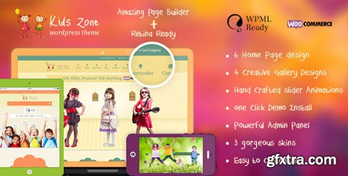 ThemeForest - Kids Zone v2.0 - Responsive Children Theme