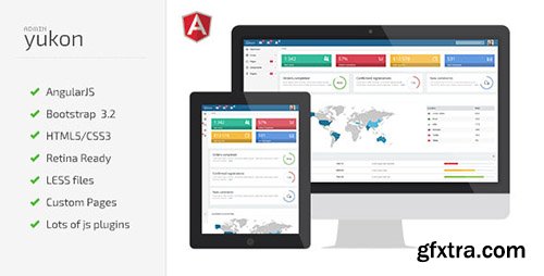 ThemeForest - Yukon v1.4 - Clean Hi-Res Admin Template - FULL